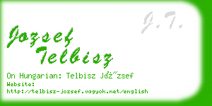 jozsef telbisz business card